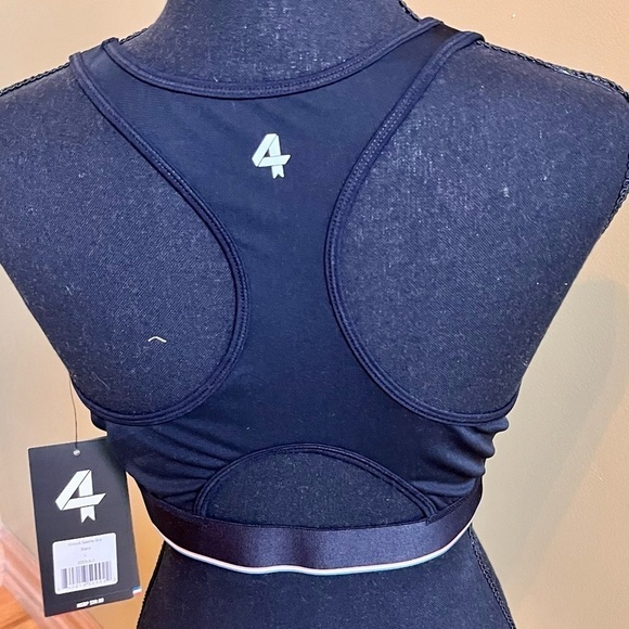 Fourlaps Circuit Sports Bra Large Black
Bodycon Jogging Athletic Aerobics Gothic - Picture 8 of 12